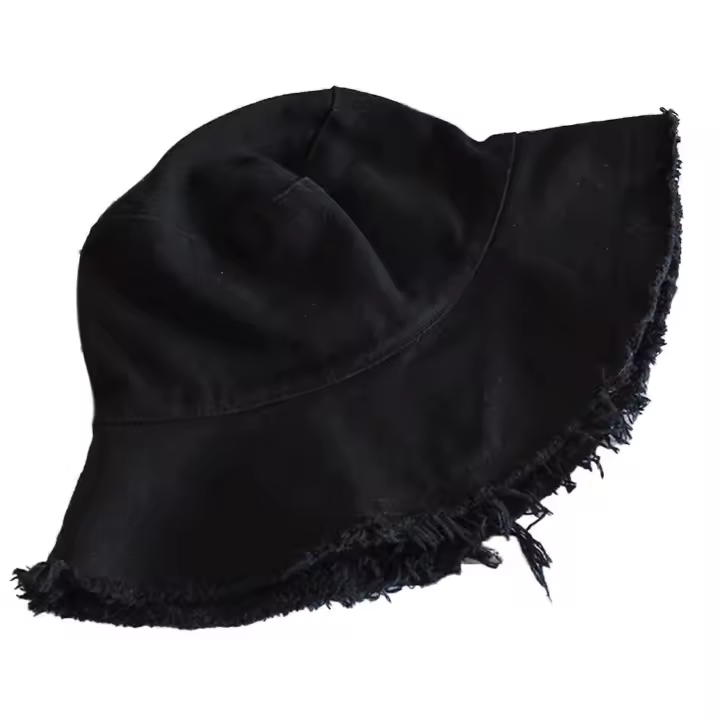 Sombrero para el sol único, sombrilla plegable para mujer, sombrero de pescador Retro, gorra tejida para fiesta - 1