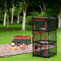 Moderno Tendedero Plegable de 3 Capas Red de Secado Colgante para Exteriores - details 1