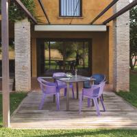 jardín, terraza, balcón, Picnic, Camping, Catering, Eventos, reuniones |   diseño, Ligero, apilable |   Gris Oscuro - details 1