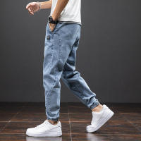 Jeans de Carga para Hombres Estilo Callejero Talla Grande Media Pesadura Bolsillos Negro Azul - details 4