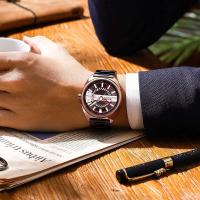 Reloj de Cuarzo CURREN 8403 Reloj de Tira de Acero con Calendario Estilo de Negocios y Ocio para Hombres Reloj de Pulsera de Cuero Automático - details 10