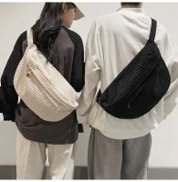 Riñonera de gran capacidad para mujer, bolsos de hombro tipo bandolera, riñonera informal, bolso sencillo para teléfono, riñonera de pana, bolso de plátano para mujer - details 13