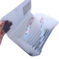 Suministros de oficina, soporte de papel, carpetas de facturas, caja archivadora de 13 bolsillos, carpeta de archivos, billetera expandible, organizador de documentos y archivos de recibos - details 5