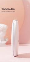 Espejo de maquillaje plegable LED para mujer, Mini espejo de bolsillo pequeño, efecto luminoso rosa y blanco - details 2