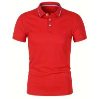 Summer Men Office Business Polo Shirt Spring Pure Solid Casual Short Sleeve Golf Shirt 2024 Breathable Unisex Shirt Dropshipping - details 11