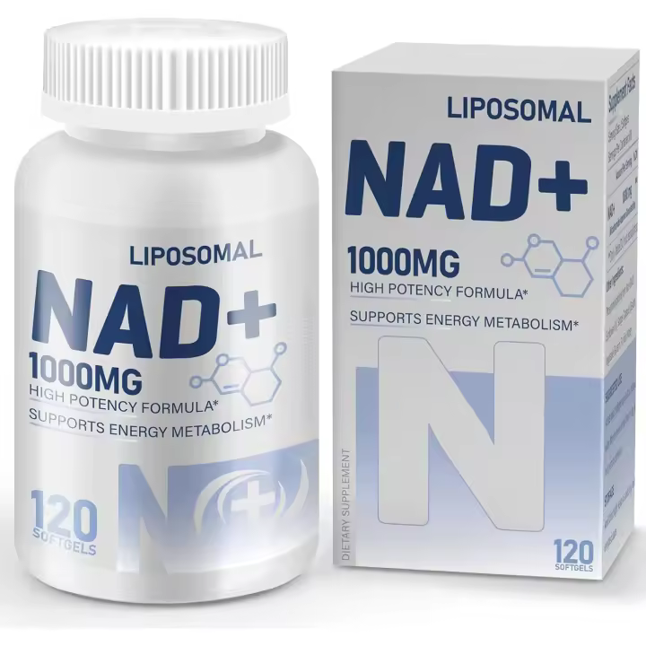 Suplemento de NAD+ de Alta Potencia 1000MG Alta Absorción Impulso de Energía y Reparación de DNA - 1