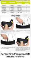 RRSKIT-miniinflador eléctrico ultraligero para bicicleta, bomba portátil de carga rápida, accesorios para bicicleta - details 4