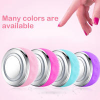 Limpieza Facial Ultrasonica Mini Escrubador Masajeador Eléctrico De Silicona Escoba De Limpieza Facial Sonic Vibrating - details 7