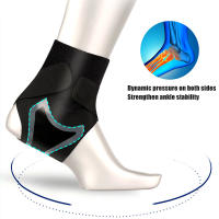 Tobillera de compresión deportiva, soporte estabilizador de tobillo, tendón, correa para aliviar el dolor, envolturas para lesiones de esguince de pie, baloncesto, correr, 1 ud. - details 3
