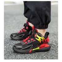 Nuevos zapatos ligeros de baloncesto para niños, zapatos deportivos con hebilla giratoria para niños, zapatillas deportivas transpirables para correr, zapatos de tenis para niños al aire libre - details 19