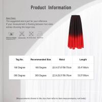 Falda Maxi Flamenco para Mujer 180 y 360 Grados Disfraz de Escenario de Actuación Moda de Alta Gama - details 1
