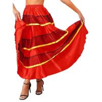 Faldas Flamenco española mujer, falda larga con volantes grandes, tre salón latino para danza del vientre, actuación de 360 - details 18