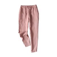 Pantalones casuales para mujer, moda, color sólido - details 0