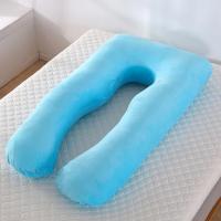 Almohada de Embarazo en Forma de Labio Soporte de Dormir de Algodón para Desayunadores Laterales - details 25