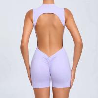 Conjunto de Gimnasio de Entrenamiento para Mujeres Traje de Yoga de Estiramiento Mono Deportivo - details 42