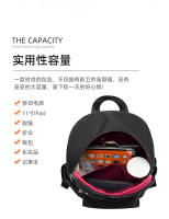 Mochila de viaje casual pequeña para mujeres Mochila de trabajo sencilla impermeable Mochila escolar para niñas Mochila de ocio ligera - details 12