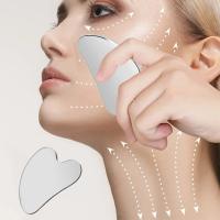 Raspador Gua Sha de Acero Inoxidable Masajeador Facial para Cuidado de la Belleza de la Piel - details 3