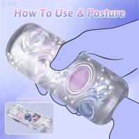 Leten masturbadores masculinos Vagina vacío suave Coño ejercicio de resistencia masturbación juguetes sexuales bolsillo Manual masturbador taza para hombres - details 0