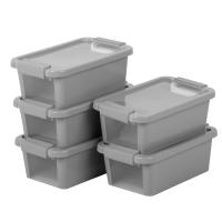 Curver - Cajas de almacenaje con tapa Bi-Box desde 3L-40L, opaca/transparente, apilables, orden para hogar, armarios, vestidores y trasteros, cierre seguro, identificación contenido, resistentes y duraderas - details 0