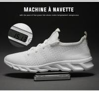 Zapatos deportivos informales para mujer, zapatillas ligeras, zapatillas blancas de malla transpirable para exteriores, zapatillas para correr negras, zapatillas deportivas para correr y tenis - details 4