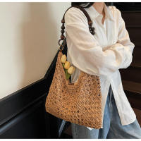 Popular Beach Vacation Nuevo bolso de hombro tejido versátil para mujer, bolso portátil. - details 23