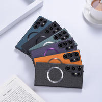 Funda Antigolpes para Samsung Galaxy S25-S21 Plus Cubierta de Borde de Tela Magnética con Patrón - details 4