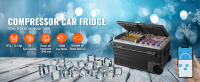 SucceBuy Refrigerador-congelador portátil para automóvil,-4 ℉ -68 ℉   Ajustable. Enfriador de compresor para el hogar, al aire libre, camping, RV, automóvil. - details 0