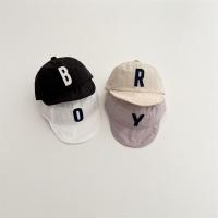 Gorra de béisbol coreana con letras para verano, gorro fino de secado rápido para niños, gorro con visera transpirable para exteriores, gorra con protección solar para bebés, niños y niñas - details 1