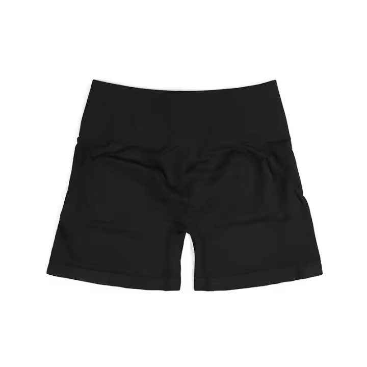 Pantalones cortos ajustados sin costuras para mujer, Shorts de Yoga para entrenamiento, trajes suaves de cintura alta, ropa deportiva para Fitness, novedad - 1