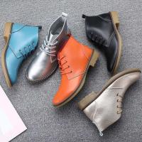 Botas informales de goma Oxford Martin tobilleras cómodas para hombre a la venta Zapatos con cuello de trabajo al aire libre para adultos - details 3
