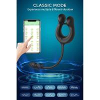 Empaque privado Sexy Wireless APP Ring Vibrador Juguete Sexual Para Hombres Pareja Anal Butt Plug Masajeador de Próstata Masculino Estimulador de Clítoris Suministros para Adultos - details 9