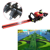 Cortasetos de gasolina, con cuchillas de acero al manganeso de doble cara, silencioso, ideal para trabajos de jardín y aparcamiento - details 0