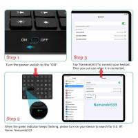 Portable Rechargeable Drawing Keyboard Wireless Keypad for Procreate and Durable Designs, 35Keys, Long Battery DropShipping - details 3