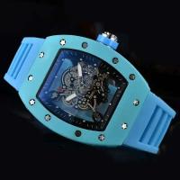 Reloj de Pulsera de Cuarzo de Lujo Automático Estilo Hueco Impermeable Deportivo Correa de Cuero - details 6