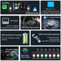 Radio para coche de 5 pulgadas 1 Din CarPlay Android reproductor multimedia para coche Bluetooth MirrorLink receptor FM para Volkswagen Nissan - details 14