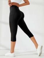 Pantalones cortos deportivos para mujer, pantalones cortos de cintura alta con bolsillos laterales para correr, yoga, gimnasio y secado rápido - details 15