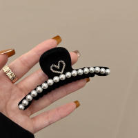 Elegante Horquilla de Perla Accesorio de Cabello de Moda para Mujeres Estilo Cangrejo de Corea - details 2