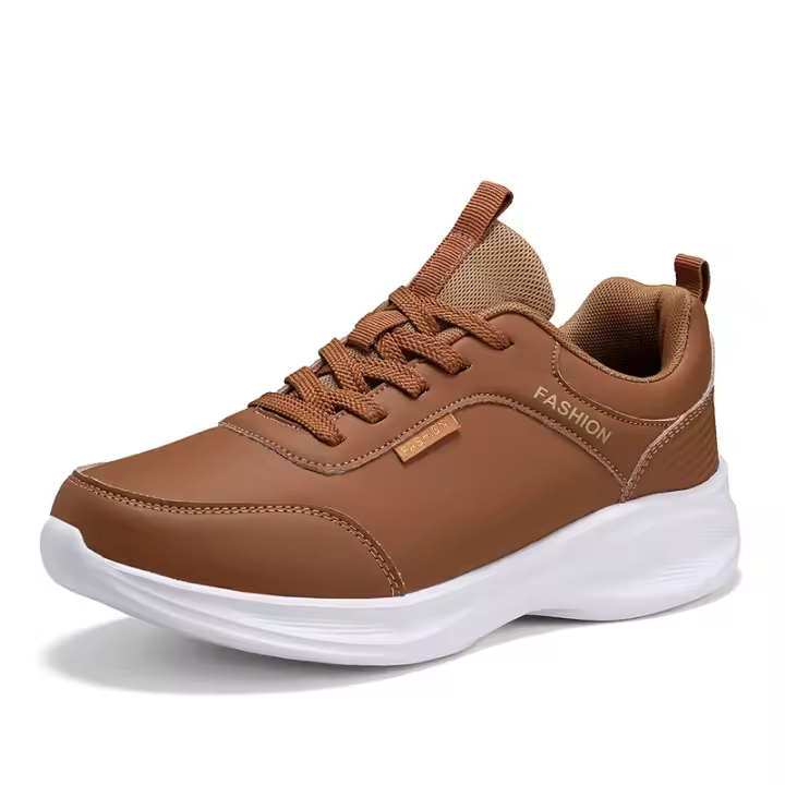 Zapatillas Deportivas Ligeras De Otoño Para Hombre, Zapatos Informales Con Cordones Para Hombre, Zapatos Deportivos Acolchados Para Correr, Zapatos Para Caminar Impermeables Para Invierno - 1