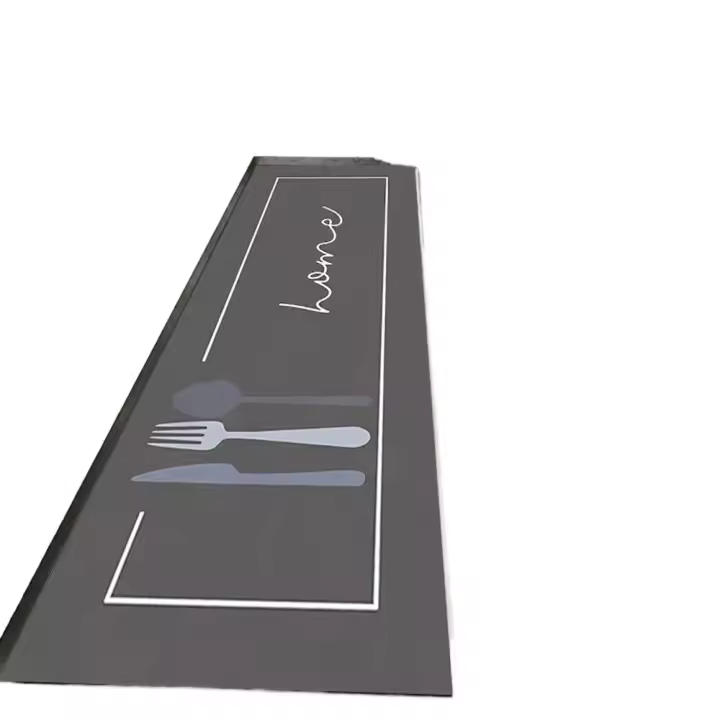 Alfombra de Suelo Suave Lavable para Cocina, Dormitorio, Sala de Estar, Mesita de Noche Larga - 1