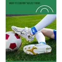 Zapatos de fútbol de marca para niños, zapatos de fútbol profesionales FG/TF, botines para niños y niñas, zapatillas de fútbol para césped, zapatos de entrenamiento de fútbol sala al aire libre - details 24