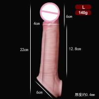 Leten Funda de Manga Realista y Reutilizable Silicona Hueco para Mejorar la Tamaño - details 19