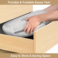 Saunas de Spa portátiles y ligeras y plegables, generador de vapor de 2L y 1000W con protección y Control remoto - details 5