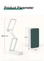 Lámpara de escritorio LED plegable, batería recargable, Protector ocular específico, lámpara de mesa portátil de gran capacidad, luces nocturnas LED - details 2
