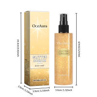 Oceanaura Glitter Natural Tridimensional Duradero Cabello Brillante Cuerpo Clavícula Spray Resaltador - details 0