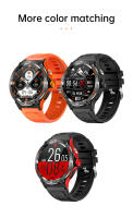 2025 Nuevo Modelo Reloj inteligente Militar Multifuncional Para Hombres Y Mujeres Pantalla AMOLED De 1,53 Pulgadas Equipada Con llamada De Linterna LED Asistente De Voz 100 + Modo  Deportivo Asistente De Salud Brújula  Lmpermeable Batería De 500Ma - details 19