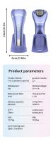 Removedor de pelo eléctrico multifuncional 7 en 1 para mujer, afeitadora, bikini, pierna, axilas, recortadora púbica con base de carga - details 0