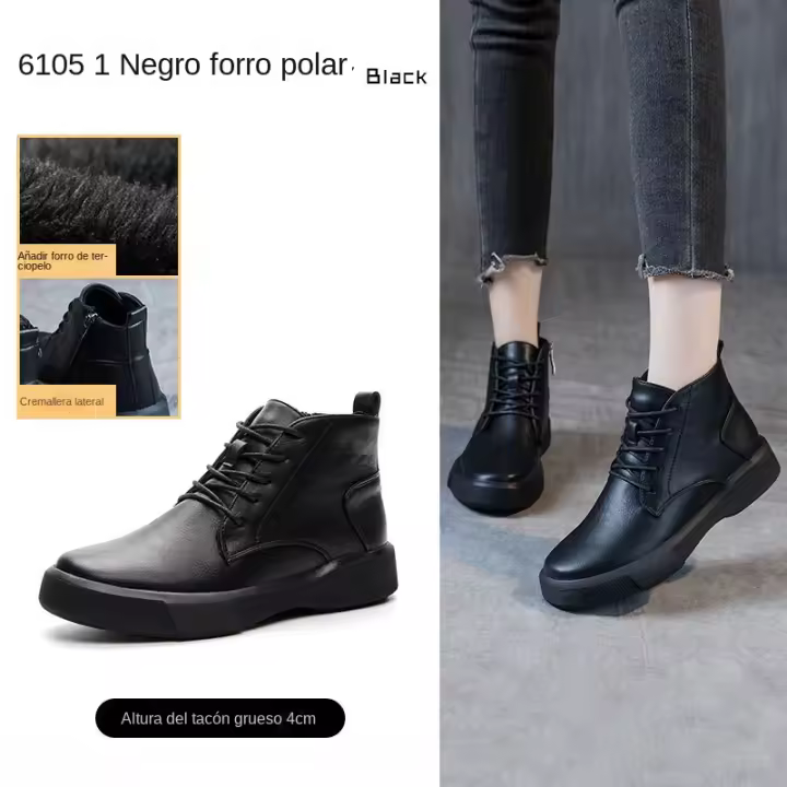 Botas ajustadas populares de otoño e invierno Maillard Botas cortas Botas de caballero marrones versátiles - 1