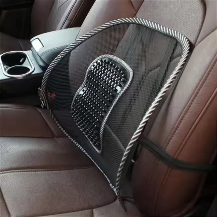 Silla de oficina, asiento de coche viscoelástico, soporte ortopédico, masaje lumbar, cojín de cadera, cojín de respaldo - 1