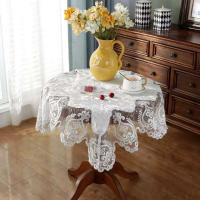 Rectángulo bordado de terciopelo de oro blanco, lujosa funda para mesa de comedor, mantel, corte, ENCE, TV, tocador, juego Antip - details 5