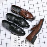 2025 zapatos de vestir de los hombres del estilo de la moda de los productos más vendidos, zapatos puntiagudos de cuero del banquete de boda - details 0